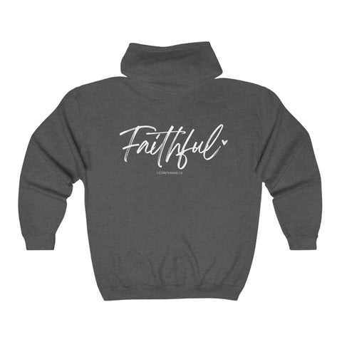Faithful Unisex Heavy Blend™ Full Zip Hooded Sweatshirt