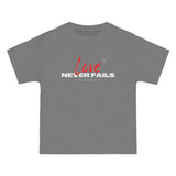 Love Never Fails Beefy-T®  Short-Sleeve T-Shirt